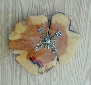 Natural Wood Clock Approx 12 