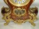 19th Cent.  Marquetry Wood And Gilt Bronze Mounted Clock Clocks photo 1