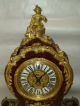 19th Cent.  Marquetry Wood And Gilt Bronze Mounted Clock Clocks photo 2