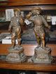 Pair Of Spelter Statues Don Juan And Don Cesar Metalware photo 7