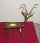 Vintage Heavy Copper Gazelle Figurine Metalware photo 1