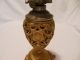 Antique Rochester Style Miniature Banquet Oil Kerosene Lamp Metal Font,  Chimney Lamps photo 9