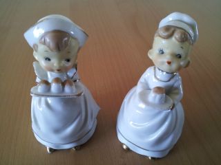 Porcelain Figurine Bells - 