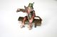 Antique Vienna Austrian Cold Painted Bronze Monkey Playing Violin Metalware photo 2