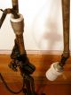 Rare 19th C 1882 Oc White Floor Lamp With Cast Iron Lions Paw Base Lamps photo 7