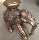 Large Antique Copper Elephant Given To Royalty Must See Metalware photo 1