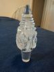Cut Crystal Stopper,  Signed,  6 