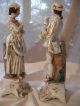 Pair Of Old Paris Porcelain Figurines Figurines photo 1
