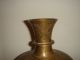 Antique Brass Persian Hand Engraved Vase Metalware photo 4