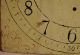 Antique Wooden Clock Face E Whiting Winchester Clocks photo 4
