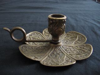 Antique Bronze Candle Holder photo