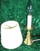 Virginia Metalcrafters Solid Brass Colonial Williamsburg Candlestick Lamp Lamps photo 2
