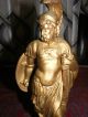 Roman Soldier Pot Metal Figurine Antique Metalware photo 4