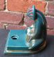 Rare Art Deco,  Signed,  Robj,  Paris,  France,  Large Egyptian Figural Male Inkwell Figurines photo 2
