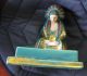 Rare Art Deco,  Signed,  Robj,  Paris,  France,  Large Egyptian Figural Male Inkwell Figurines photo 4