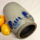 Antique Stoneware: 1/2gal.  Pa Storage Jar W/ Cobalt Dangling Hearts,  19thc. Crocks photo 4