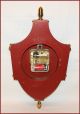 German 1962 Junghans Unusual Ato - Mat 7 Jewels Wooden & Brass 14.  5  Wall Clock Clocks photo 6