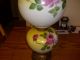 Old Vintage Gone With The Wind Lamp,  Solid & Complete,  Hand Painted Lamps photo 3