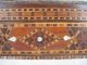 Antique Ornate Folk Ark Box With Wood & Shell Inlays Boxes photo 5