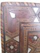Antique Ornate Folk Ark Box With Wood & Shell Inlays Boxes photo 6