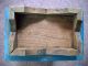 Vintage Traditional Primitive Wooden Box With 14 Drawers Spice Box Notions Teal Boxes photo 5