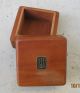 Vintage James Avery Dovetailed Wooden Box 4 Jewelry Ring Earrings Boxes photo 3