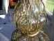 Vintage Marboro Venitian Mid - Century Hollywood Regency Caged Glass Electric Lamp Lamps photo 3