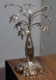 Persian Rifle Men Under A Palm Tree (silver Over Bronze Figural Statue) Old Metalware photo 2