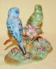 Vintage Japan Porcelain Ceramic Pottery Lovely Pair Parakeets Bird Figurine Figurines photo 6