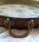 Rare Antique Early 19th Century Large Copper Cooking Kettle Pot Aebleskiver Pan Metalware photo 3