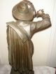Large French Don Juan Spelter Statue Metalware photo 6
