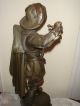 Large French Don Juan Spelter Statue Metalware photo 7