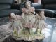Antique Volkstedt Lace Dressed Three Sisters Porcelain Figurine Figurines photo 1