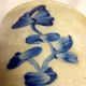Antique Stoneware: 19thc.  4gal.  Crock W/ Spectacular Brushed Cobalt Floral,  Nr Crocks photo 1