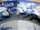 Antique C 1850 Porcelain China Plate Davenport British Raj India Uk England Blue Plates & Chargers photo 2