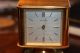 Vintage Seth Thomas Brass Desk Clock - Signed Swiss 167 Clocks photo 6