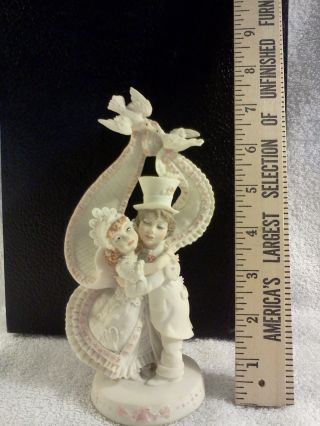 Hand Crafted Italian Porcelain Figurine By Norman Wilton Ltd,  Capodimonte Style photo
