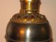 41 ' Tall Vintage Black Metal Globe Table Oil Lamp With Shade Lamps photo 2