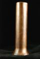 Heintz Art Metal Shop: Cylindrical Vase,  Brown Patina W/ Sterling Silver Overlay Metalware photo 4