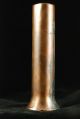 Heintz Art Metal Shop: Cylindrical Vase,  Brown Patina W/ Sterling Silver Overlay Metalware photo 5