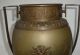 Antique Bradley & Hubbard Brass Oil Lamp Base W/ Heads & Greek Key Decorations Lamps photo 1