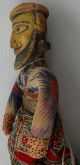 Antique Indian Puppet,  India Theatre Doll,  Carved Wood Carved Figures photo 6