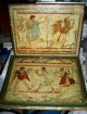 Vintage 4 Tole Florentine Wall Art Plaques Wood Gold Gilt Italian Italy Picture Toleware photo 5