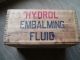 Hydrol Emballing Fluid Wooden Box Hydrol Chemcal Co Boxes photo 5