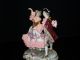 Antique German Porcelain Volkstedt Dresden Lace Lady Man Dancer Couple Figurine Figurines photo 3