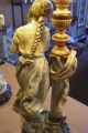 Pair Of Antique L&f Moreau Spelter Lamps,  Boy & Girl,  Collection Francais Lamps photo 10