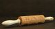 Vintage / Antique Springerle Carved Wooden Rolling Pin Very Good Condition Metalware photo 2