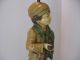 Large Vintage Chalkware Lamp Of A Young Boy Lamps photo 5