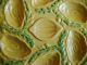 Set Of 3 Vintage Majolica Oyster Plates Made By Orfinox (france) Plates & Chargers photo 2