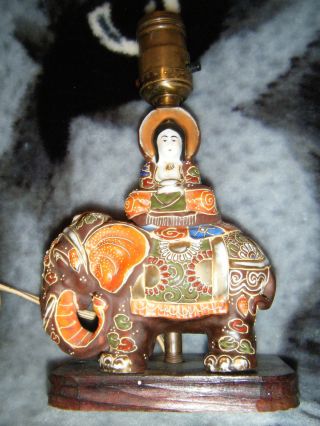 Vintage Elephant Lamp photo